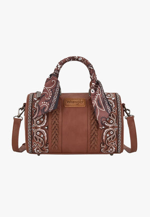 Wrangler Womens Paisley Barrel Bag