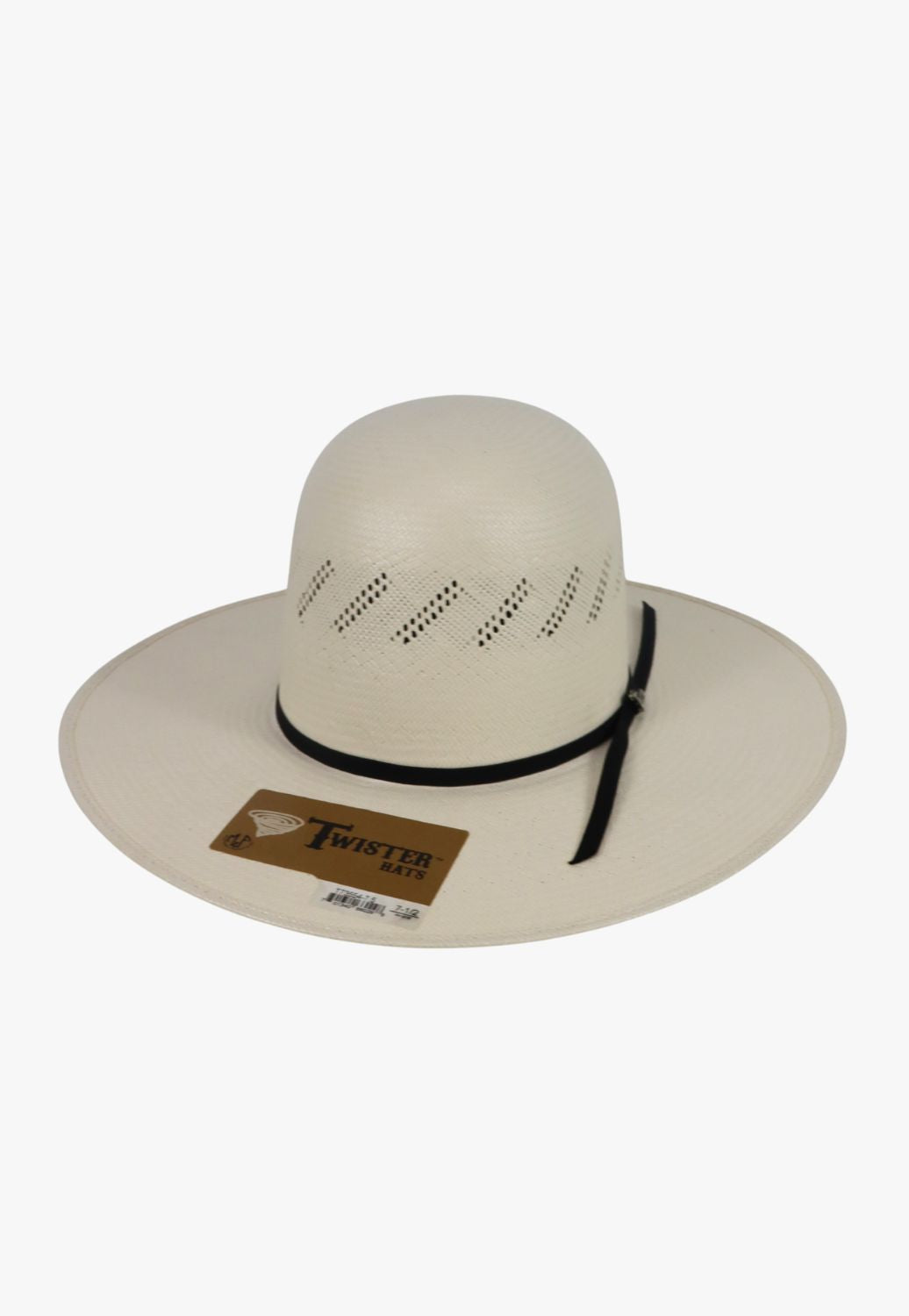 Twister 20x Shantung Open Crown Straw Hat T73554