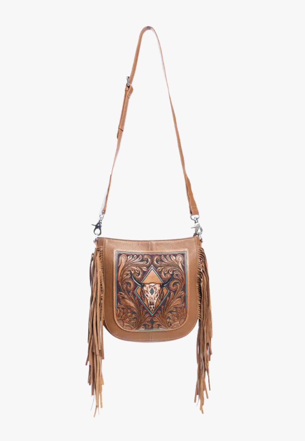 Myra Spring Creek Hand-Tooled Bag