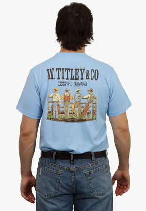 W. Titley & Co Mens Cowboys Rail Tee