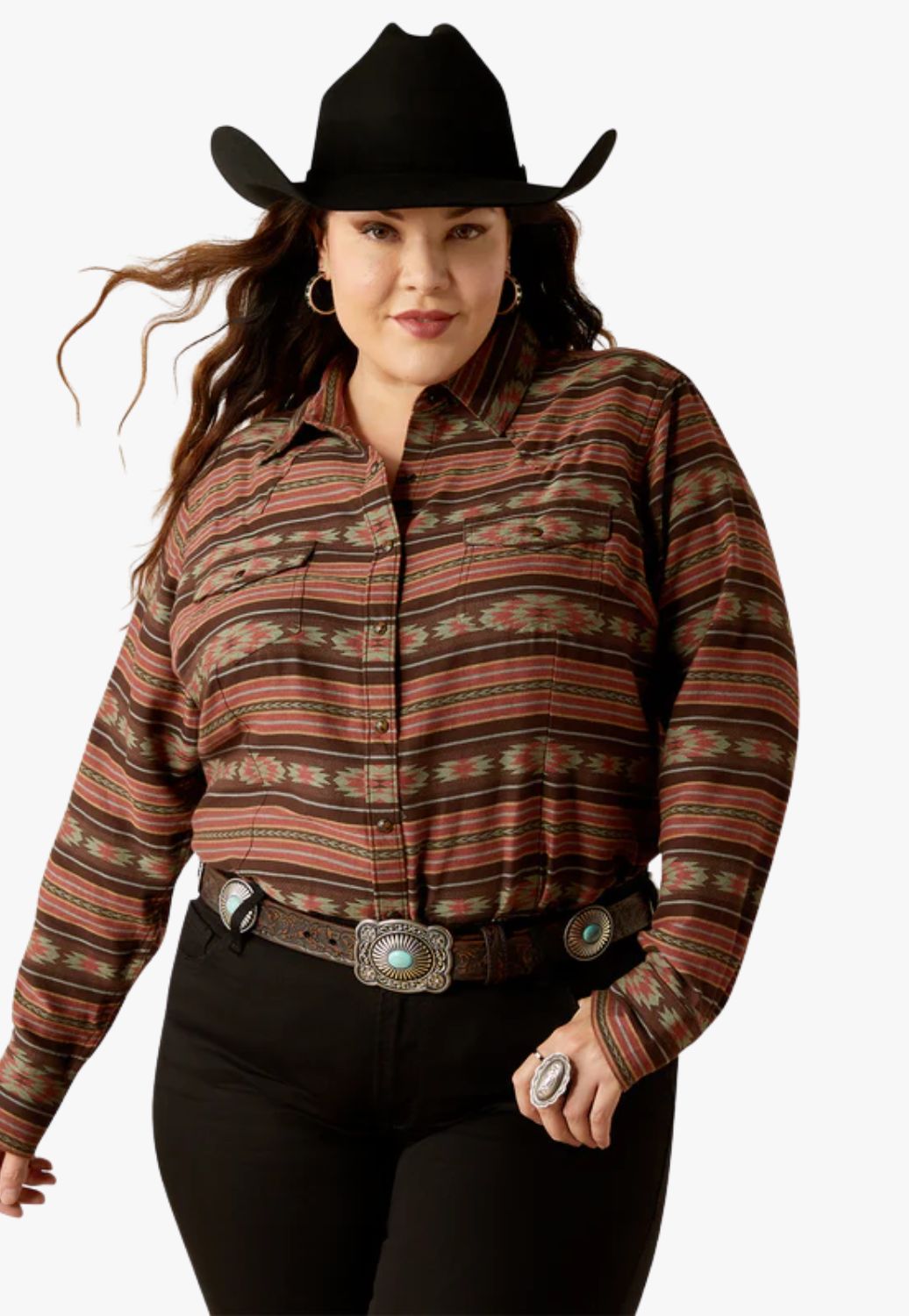 Ariat Womens Everyday Western Long Sleeve Shirt