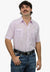 Panhandle Mens Stripe Short Sleeve Shirt