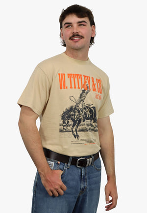 W. Titley & Co Mens Bucking Horse Tee