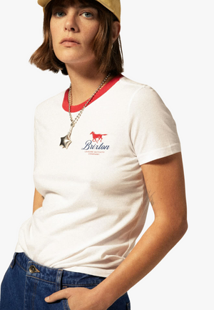 Brixton Womens Leisure Activity Fitted Crew T-Shirt