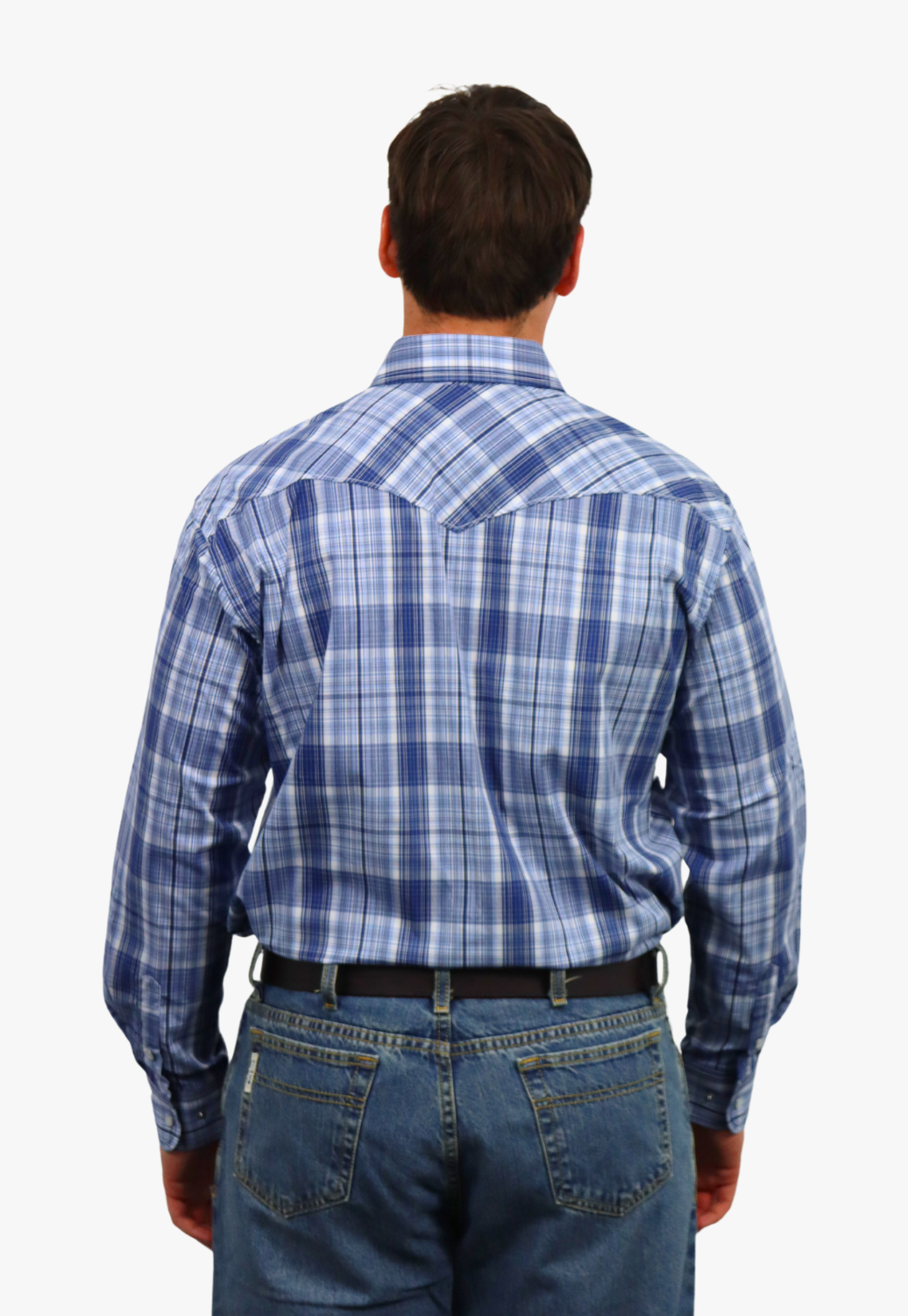 Panhandle Mens Long Sleeve Snap Button Shirt