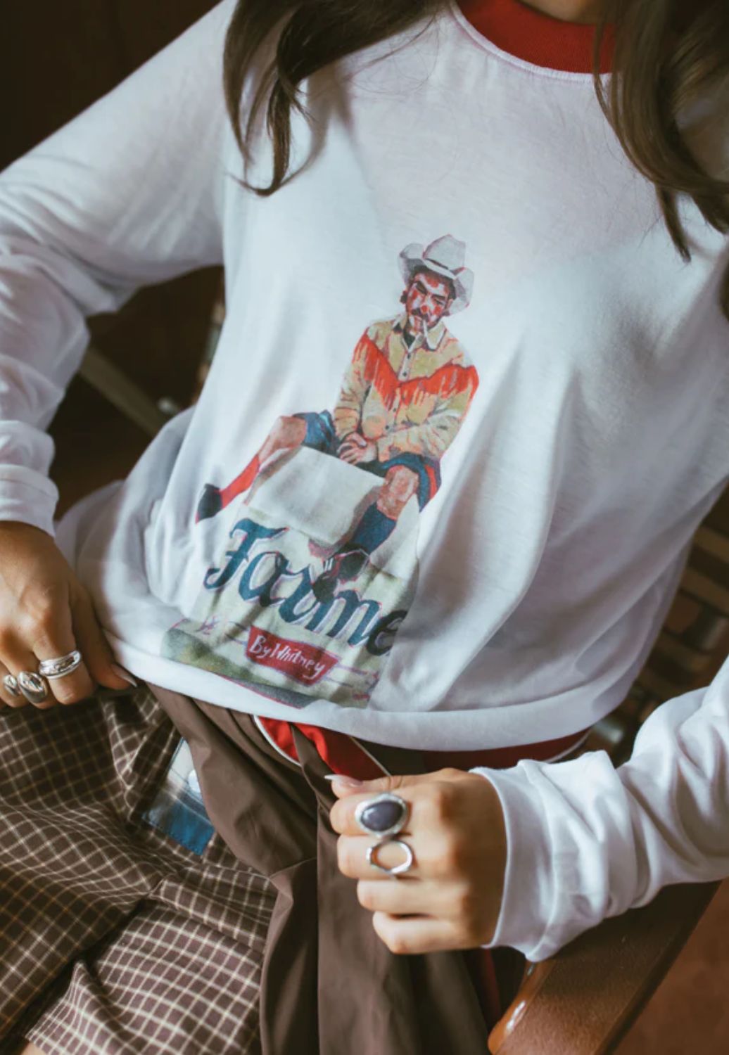 Whitney Spicer Rodeo Clown Long Sleeve T-Shirt