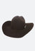 American Hat 7X Chocolate RC Crown Hat Self Band