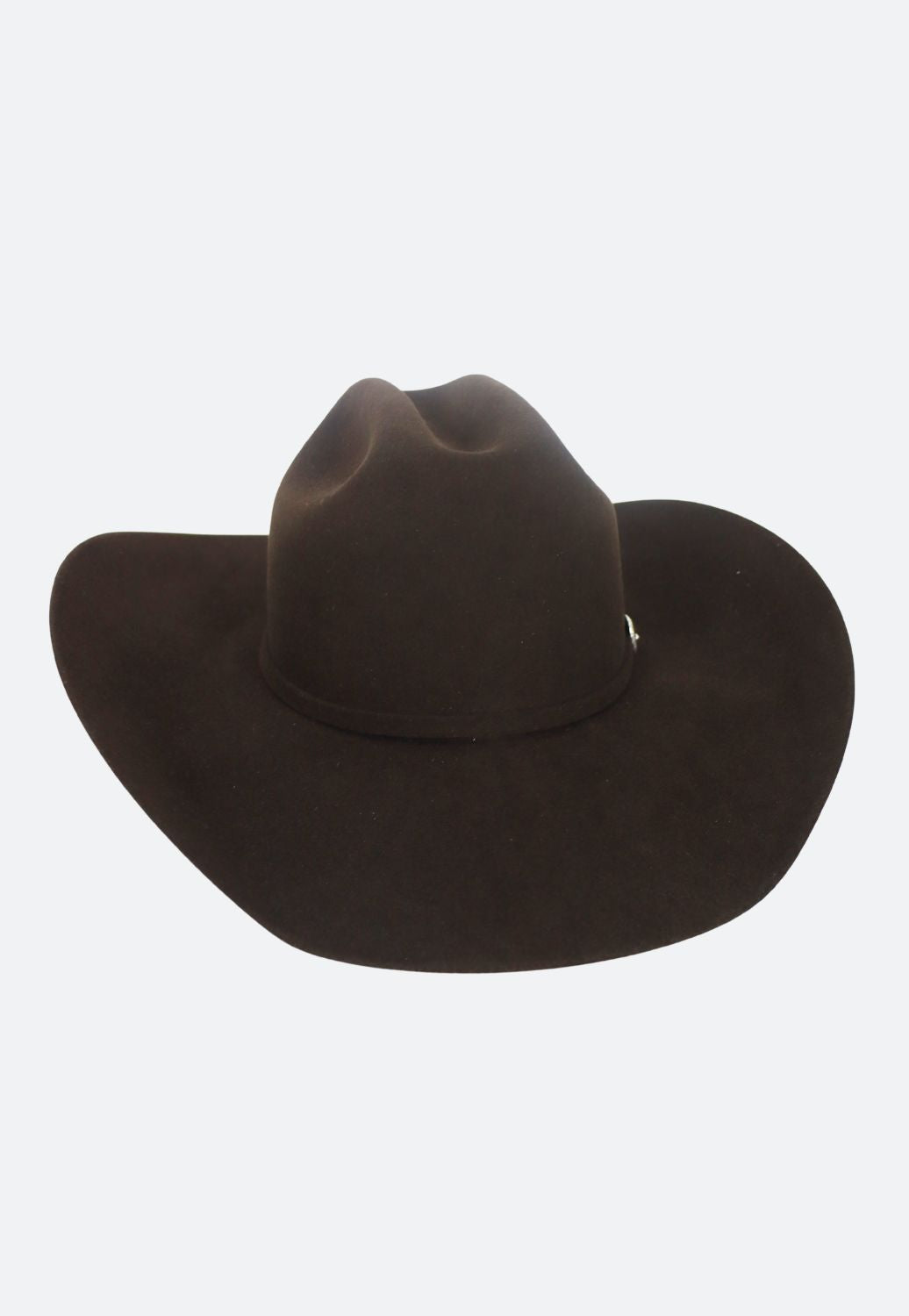 American Hat 7X Chocolate RC Crown Hat Self Band