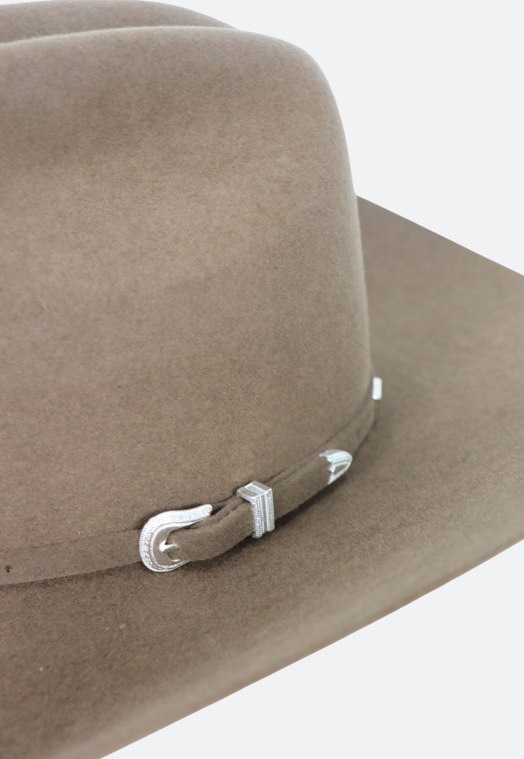 American Hat 7X Pecan RC Crown Hat Self Band