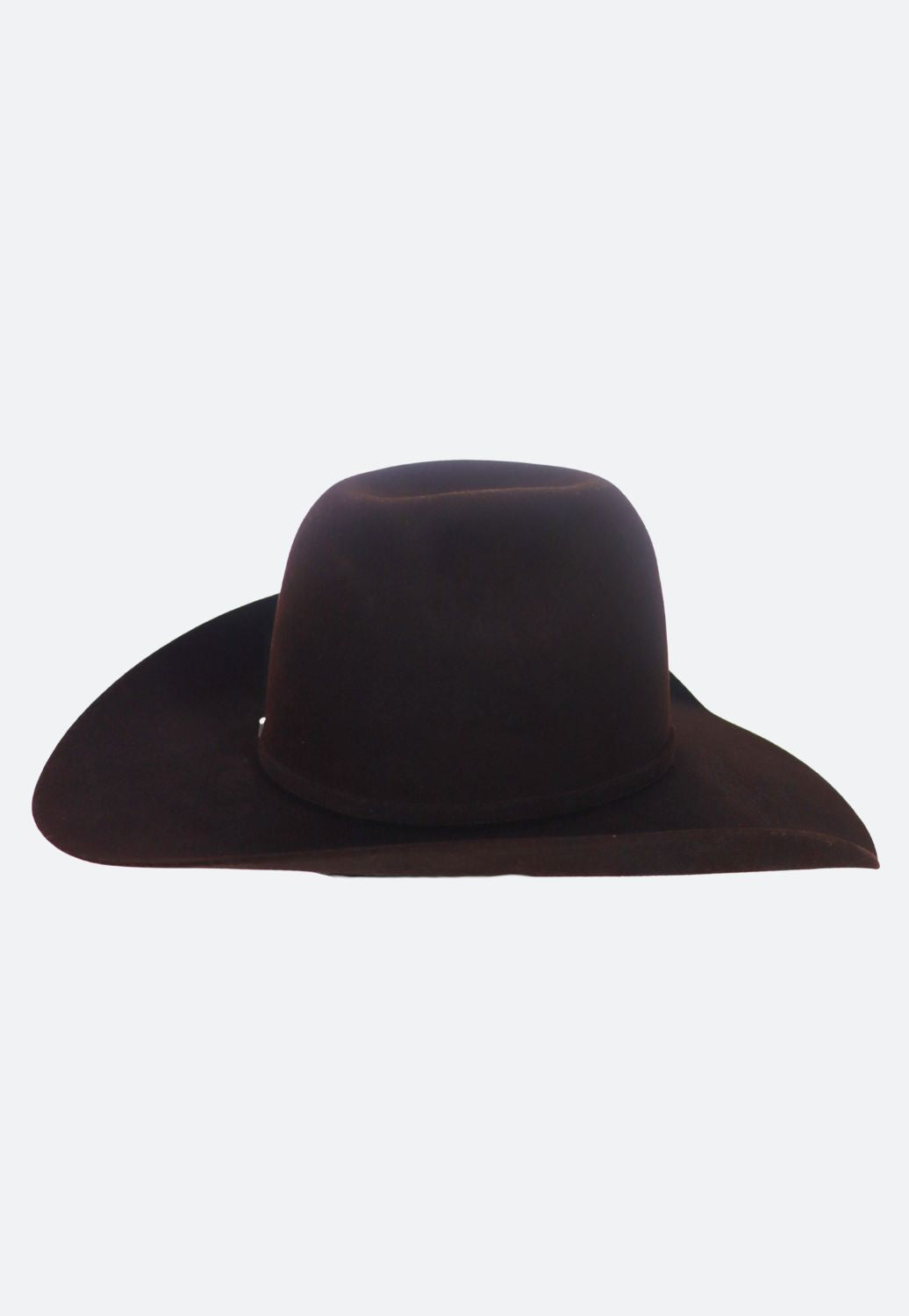 American Hat 7X Black Cherry CHL Crown Hat Self Band