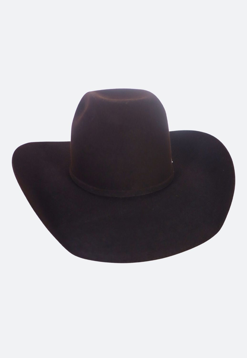 American Hat 7X Black Cherry CHL Crown Hat Self Band