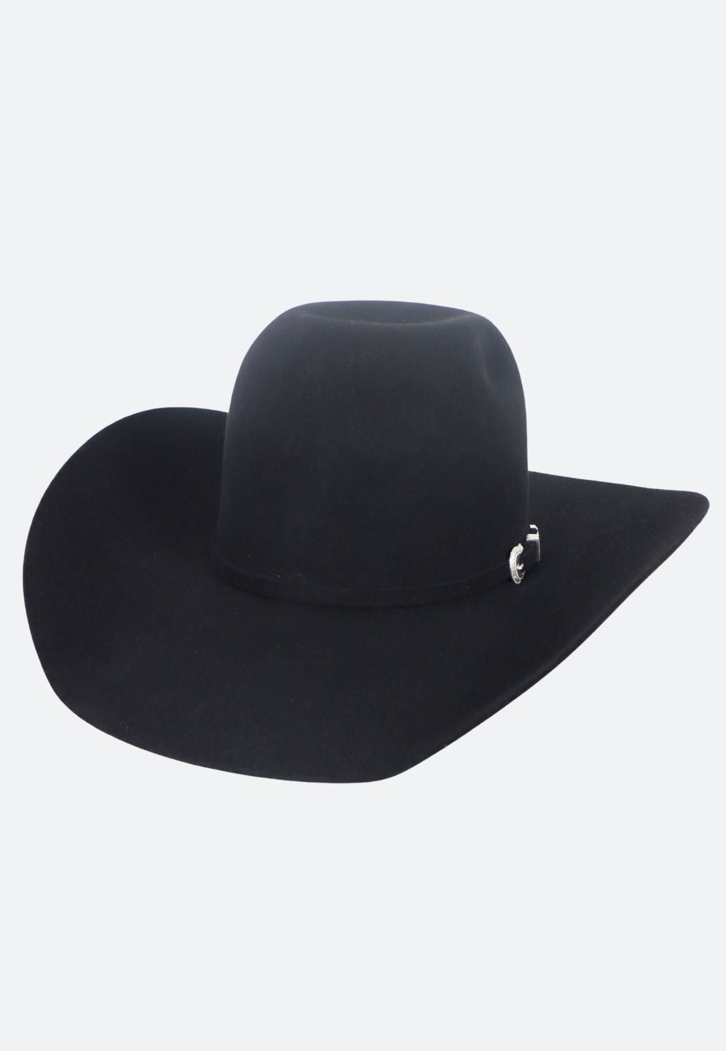 American Hat 7X Black CHL Crown Hat Self Band