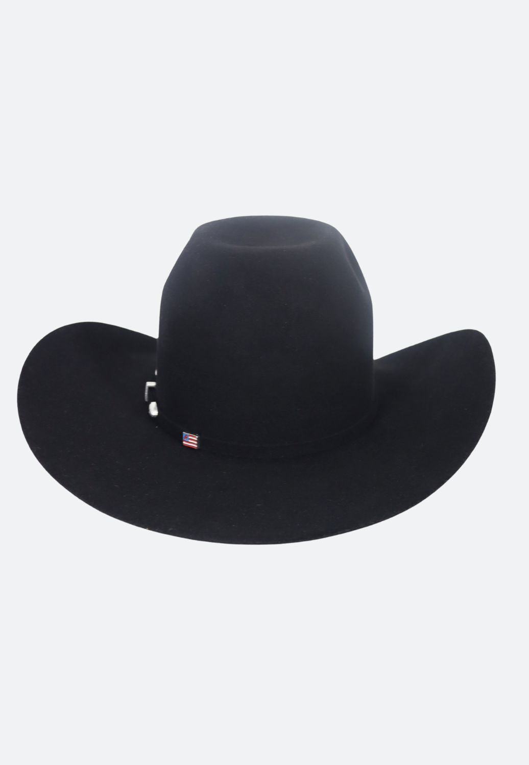 American Hat 7X Black CHL Crown Hat Self Band