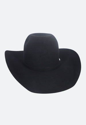 American Hat 7X Black CHL Crown Hat Self Band