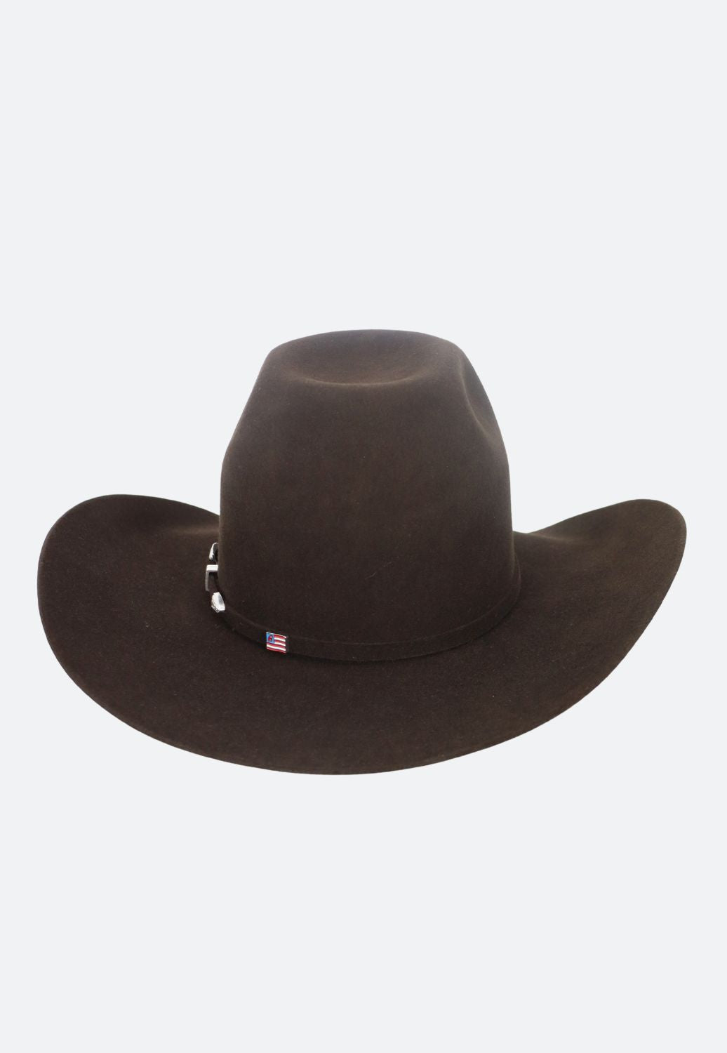 American Hat 7X Chocolate CHL Crown Hat Self Band