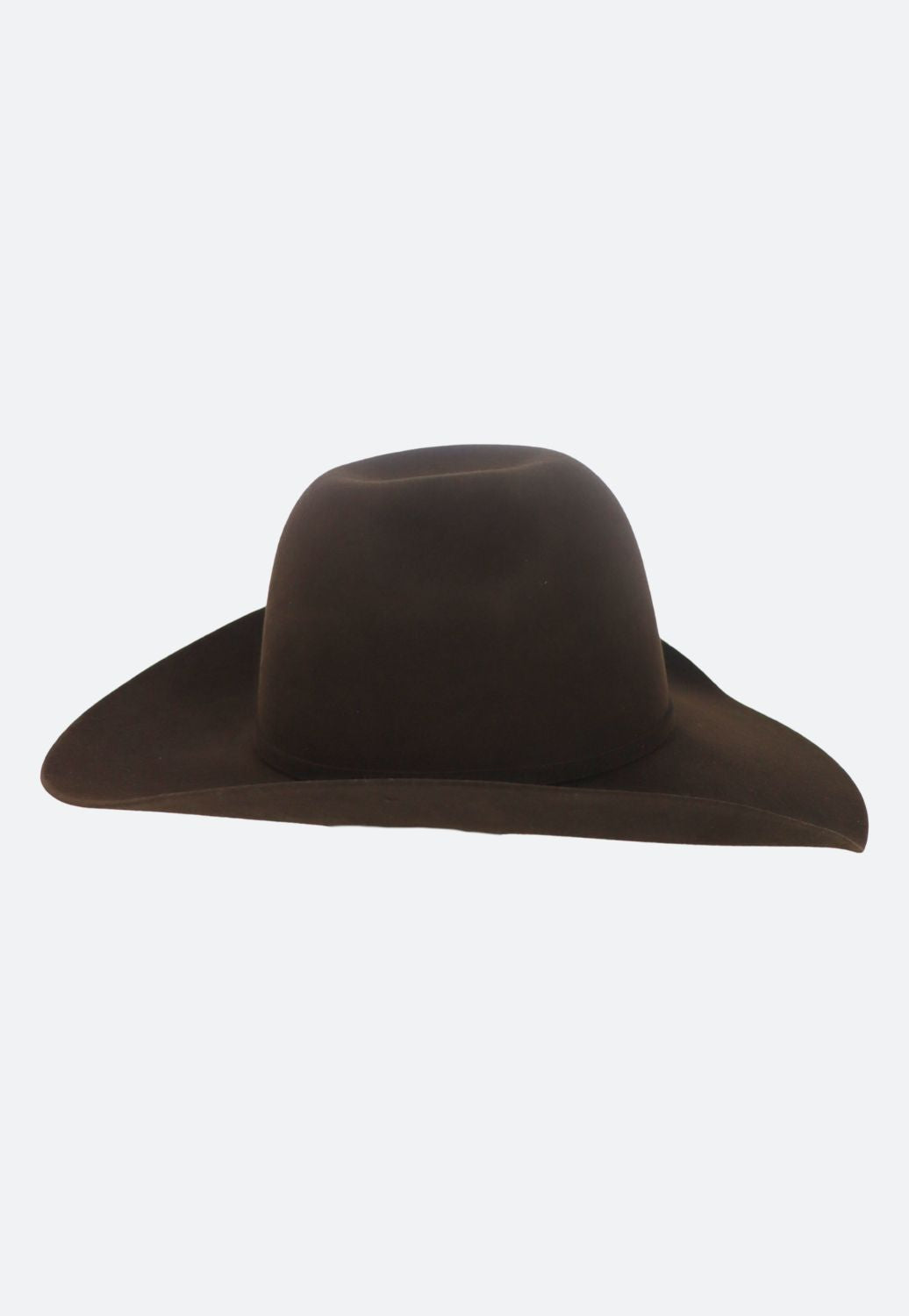 American Hat 7X Chocolate CHL Crown Hat Self Band