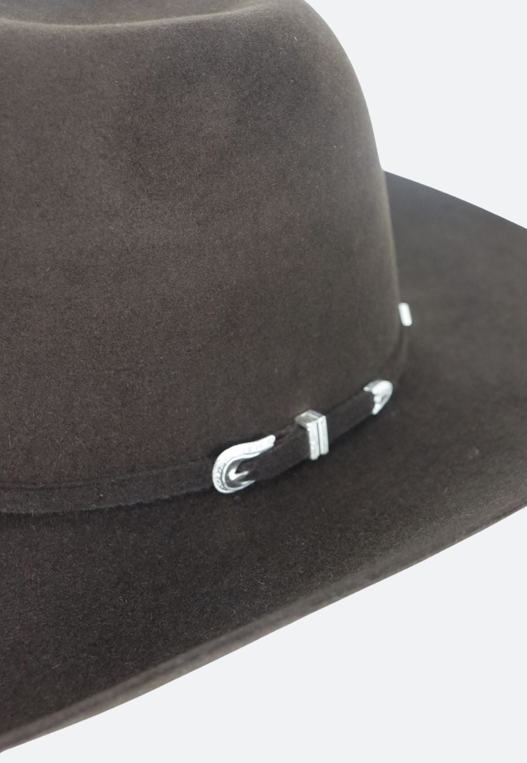 American Hat 7X Chocolate CHL Crown Hat Self Band