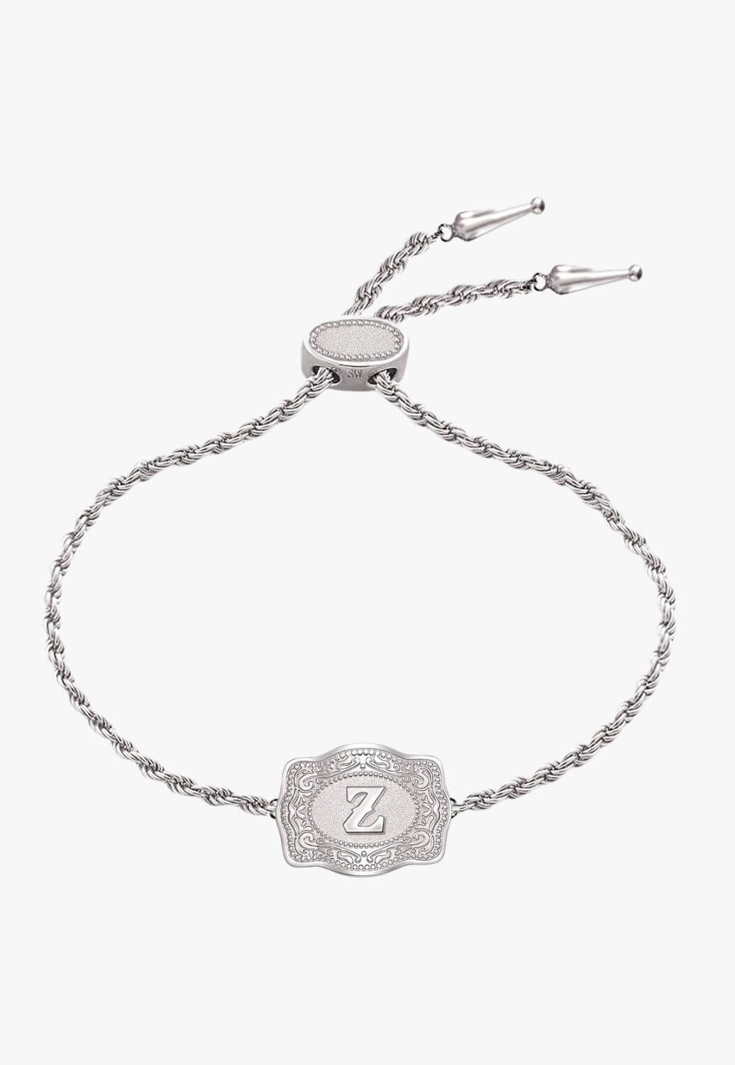 SpurWest Ultra Mini Belt Buckle Bracelet - Initial Z