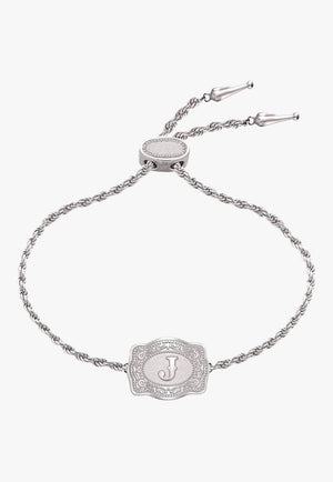 SpurWest Ultra Mini Belt Buckle Bracelet - Initial J