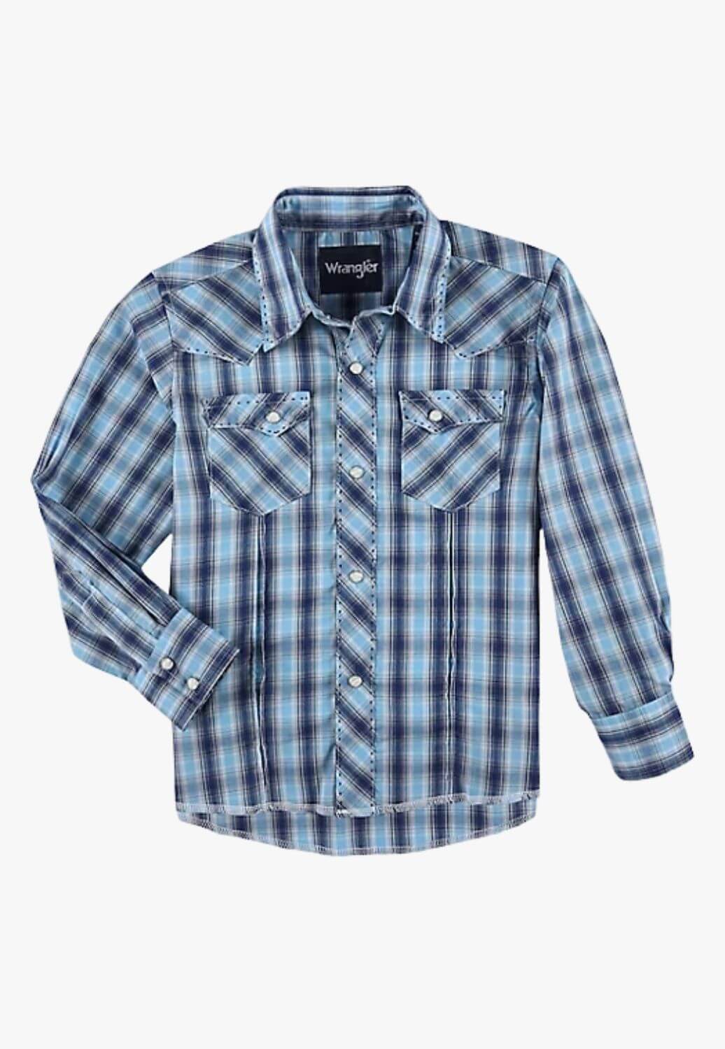 Wrangler Boys Snap Long Sleeve Shirt