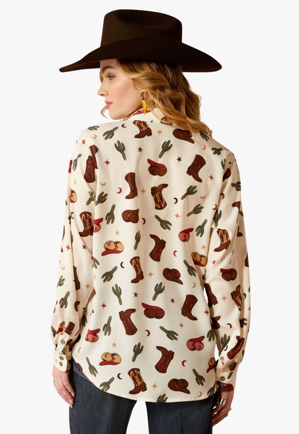 Ariat Womens Homestyle Western Long Sleeve Shirt