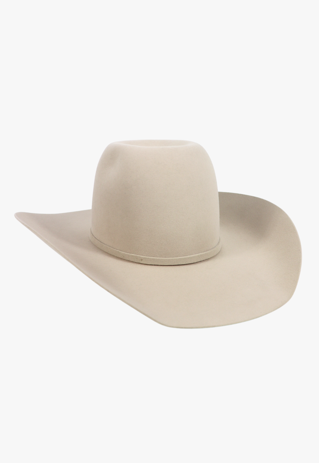 American Hat 10X Silver Belly CHL Crown Hat Self Band