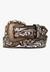 Angel Ranch Womens White Wash Filigree Belt