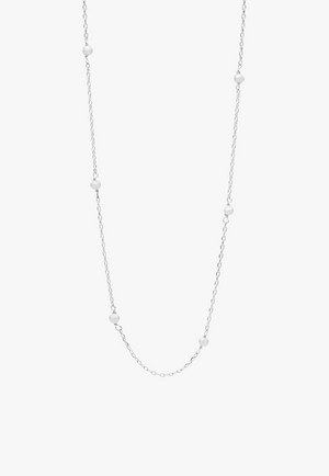 Liberte Lilibet Silver Pearl Necklace