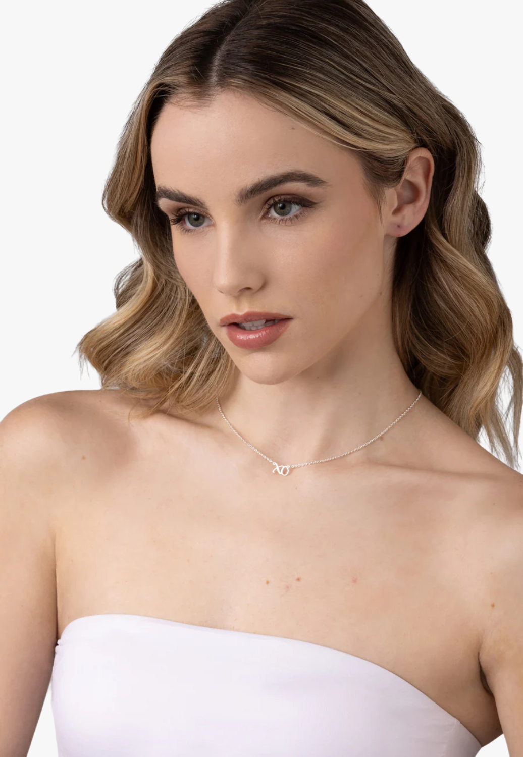 Liberte Bisou Silver Necklace