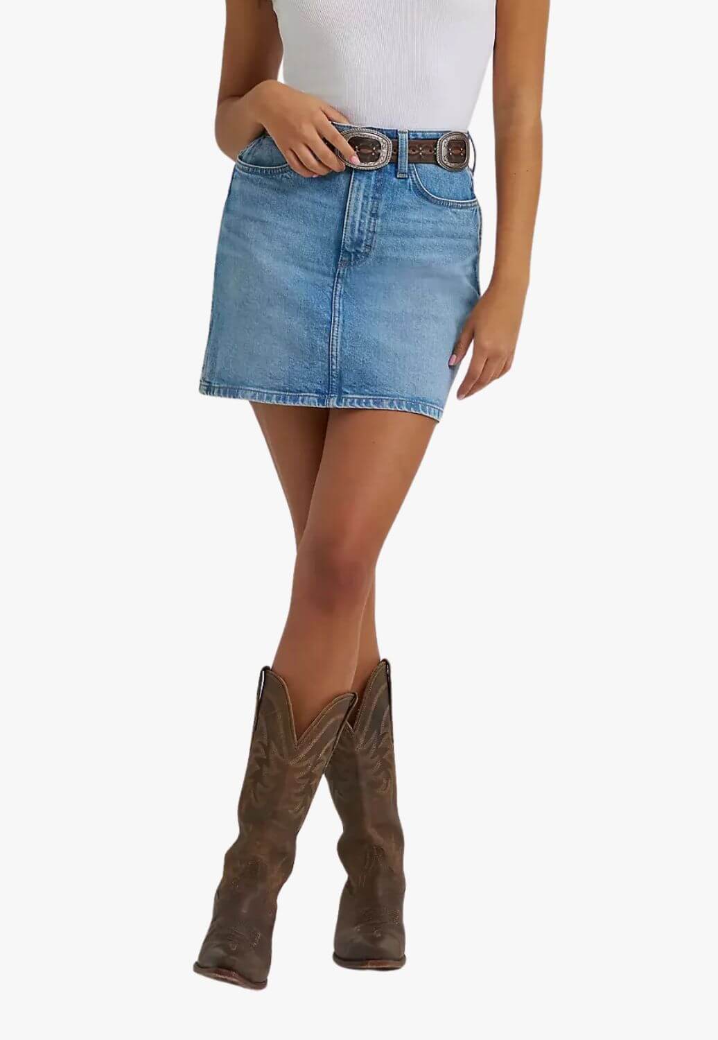 Wrangler Womens High Rise Skirt