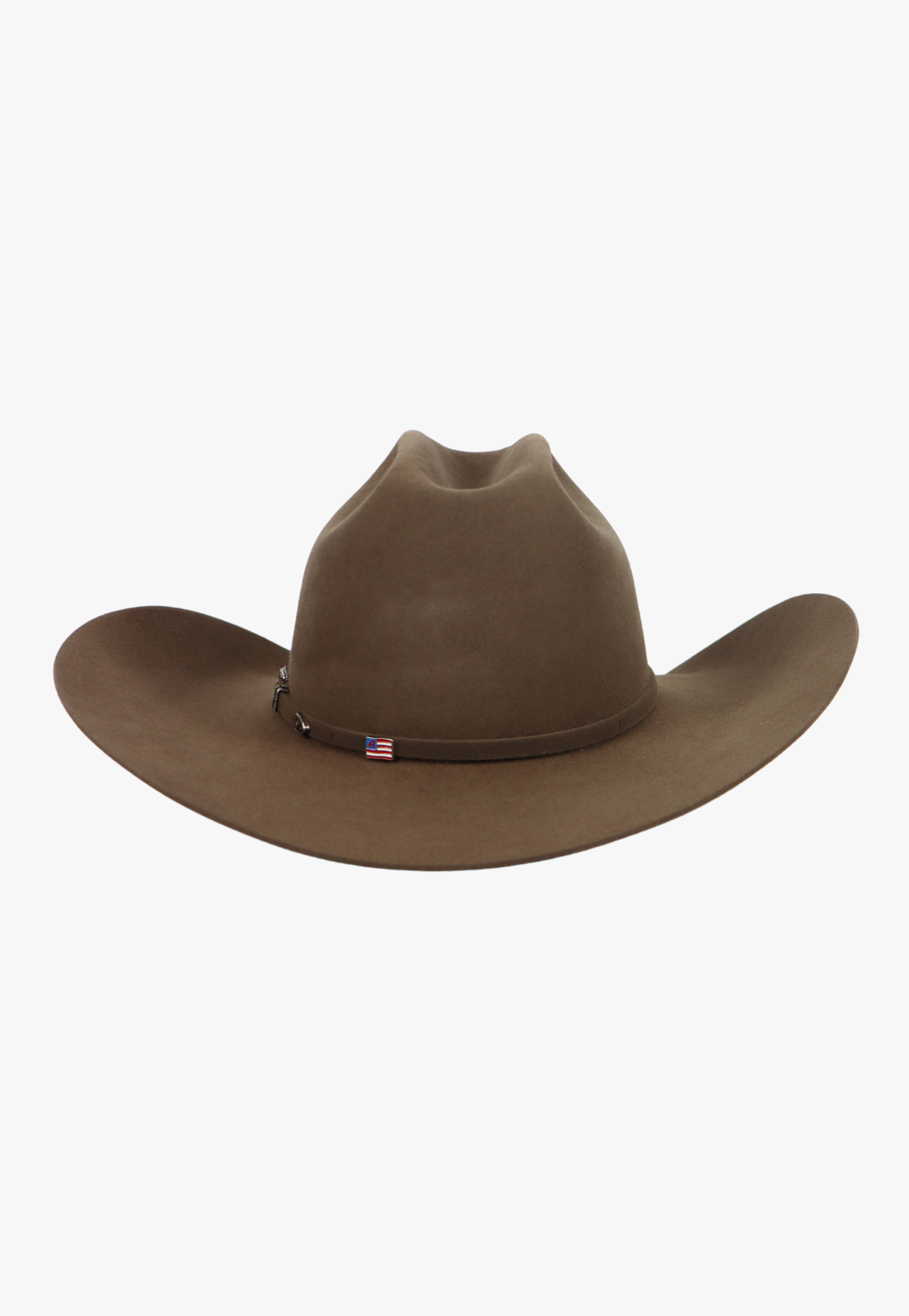 American Hat 10X Pecan RC Crown Hat Self Band