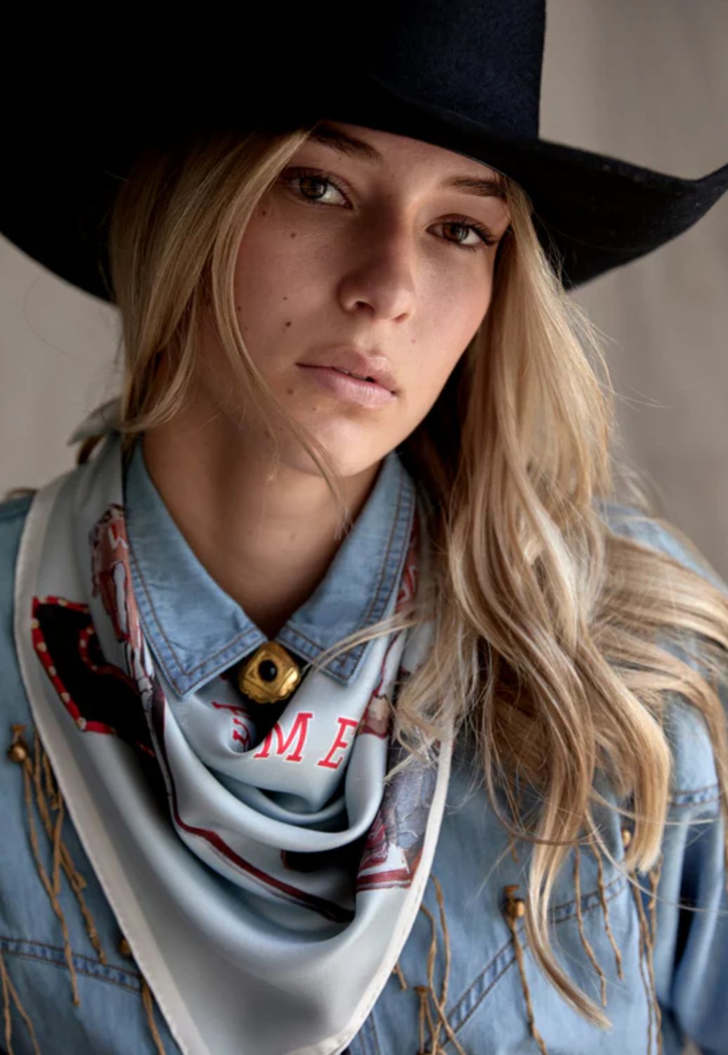 Whitney Spicer Cotton Cowboy Bar Bandana