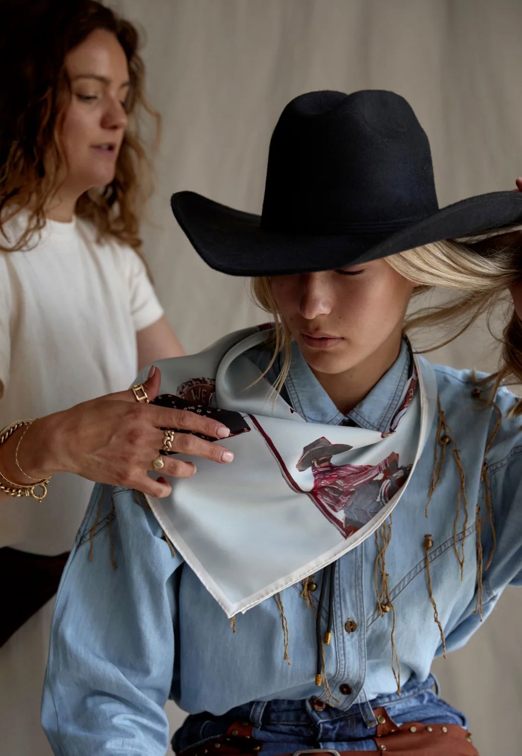 Whitney Spicer Cotton Cowboy Bar Bandana