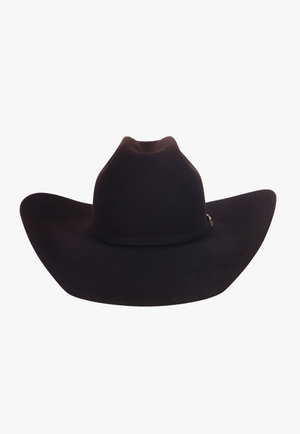 American Hat 10X Black Cherry RC Crown Hat Self Band
