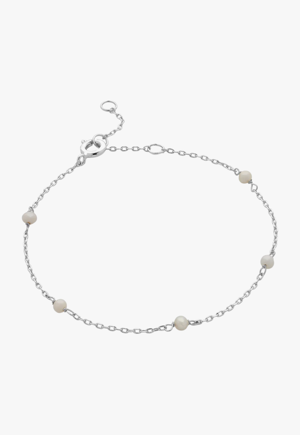 Liberte Lilibet Silver Pearl Bracelet