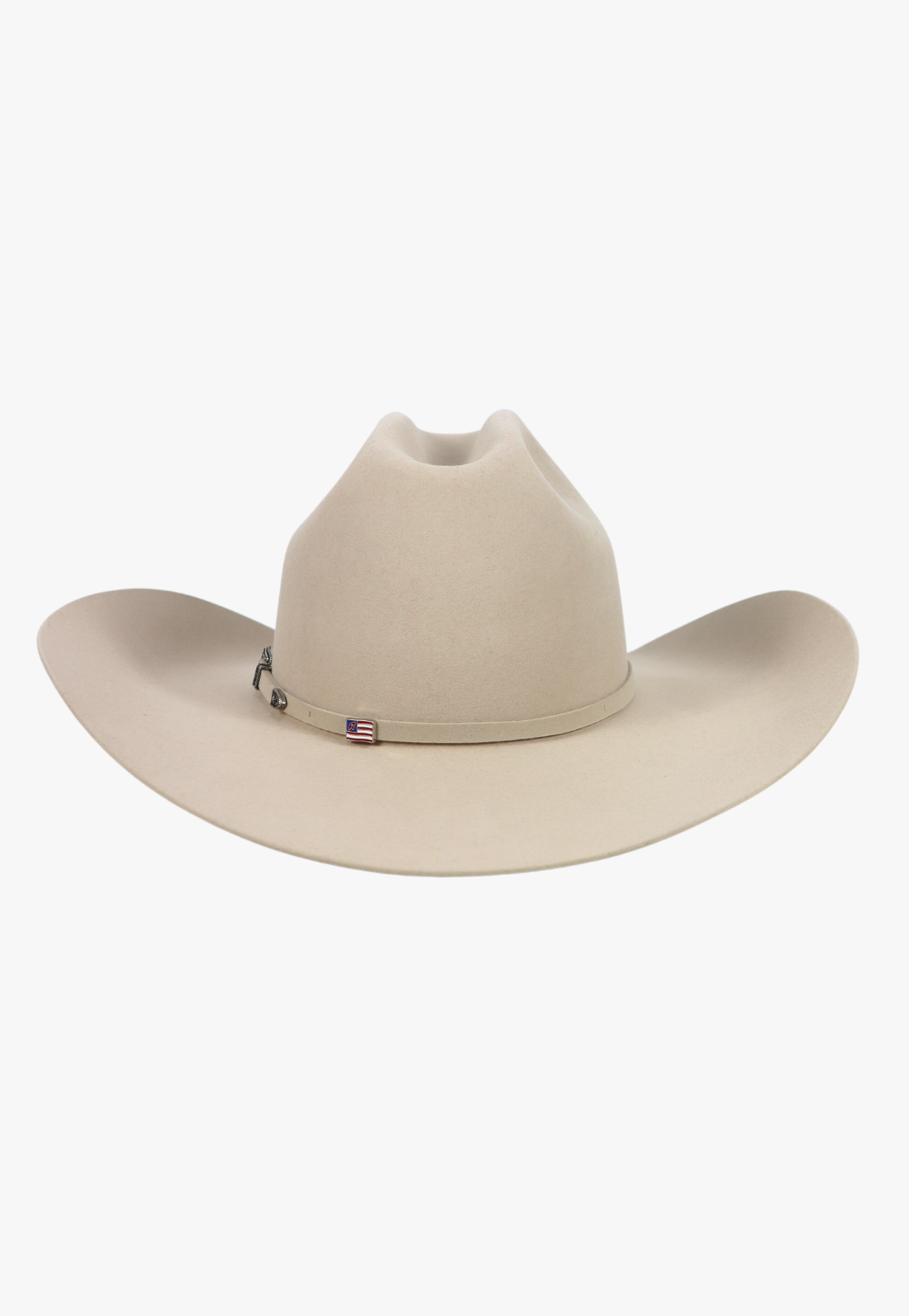 American Hat 10X Silver Belly RC Crown Hat Self Band