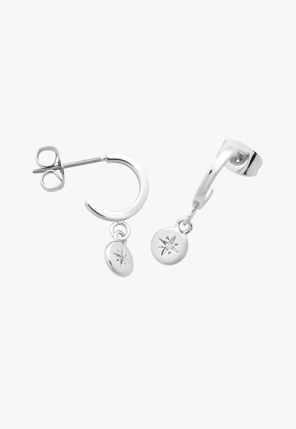 Liberte Gigi Silver Huggie