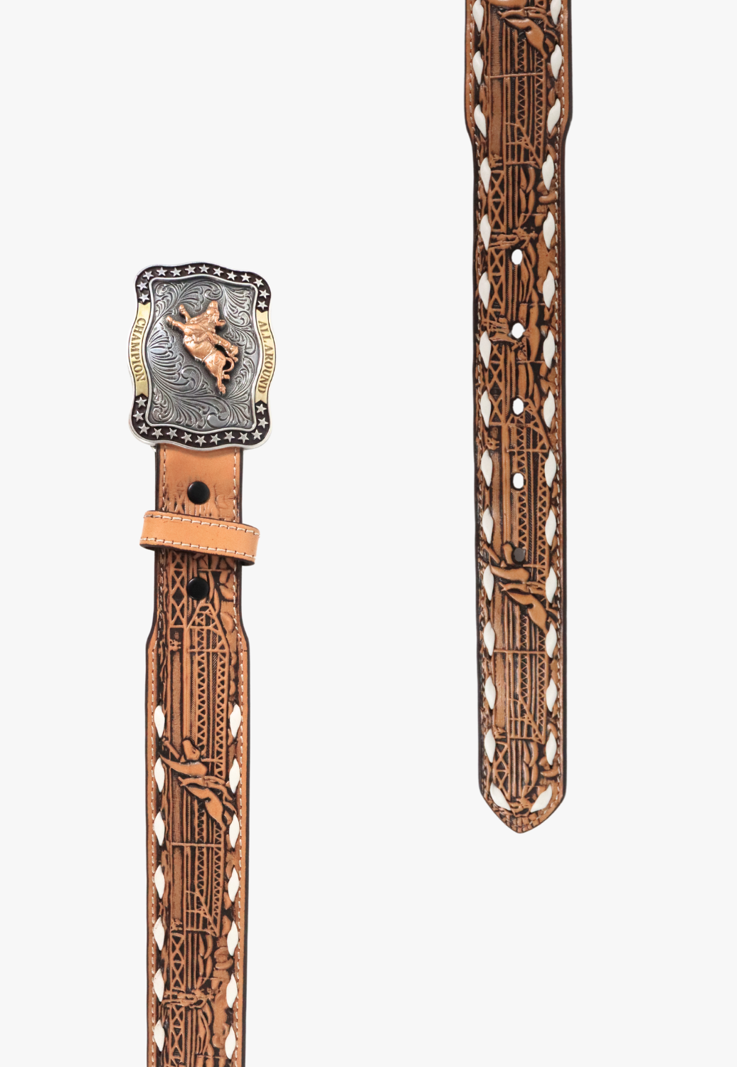 3D Boys Champion Bullrider Western Belt