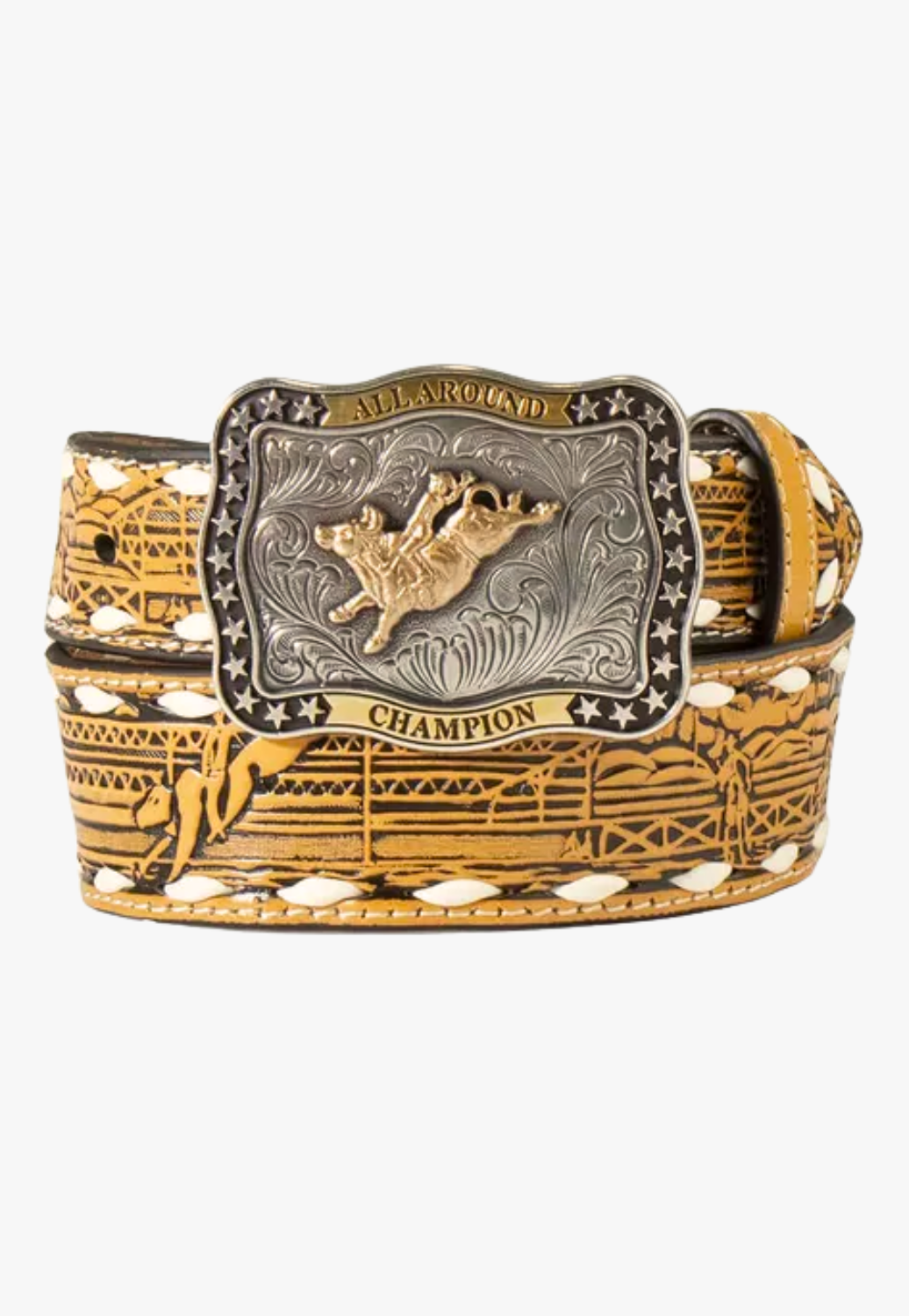 3D Boys Champion Bullrider Western Belt