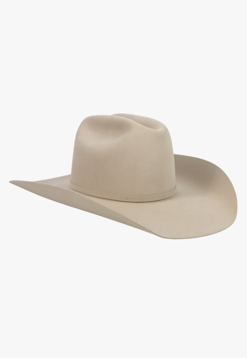 American Hat 10X Silver Belly RC Crown Hat Self Band