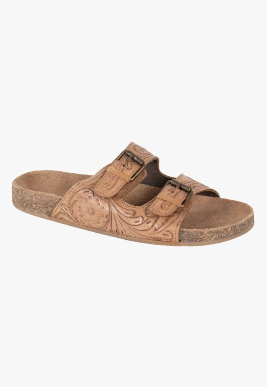 Roper Womens Desiree Tooled Sandal