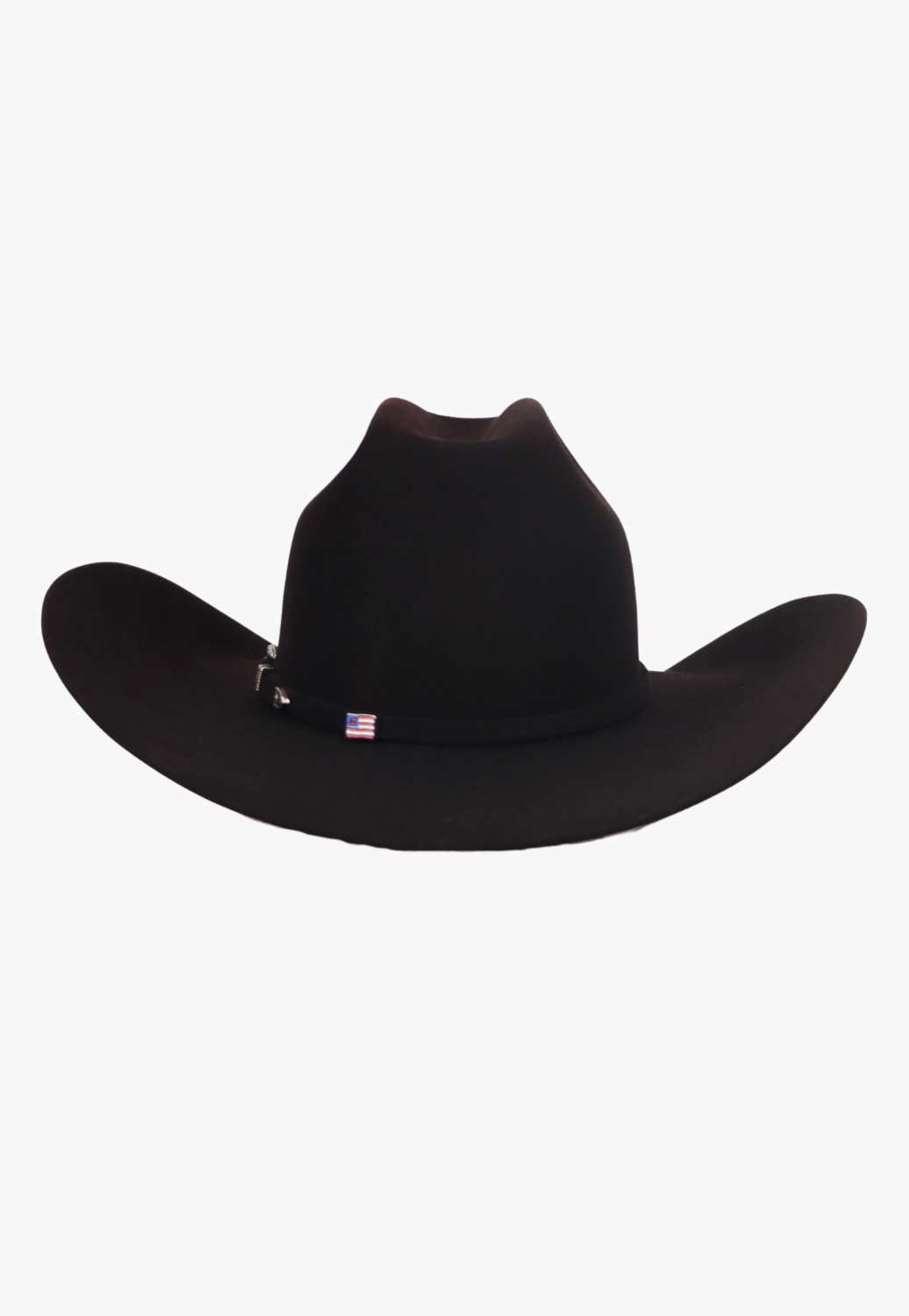 American Hat 10X Black Cherry RC Crown Hat Self Band
