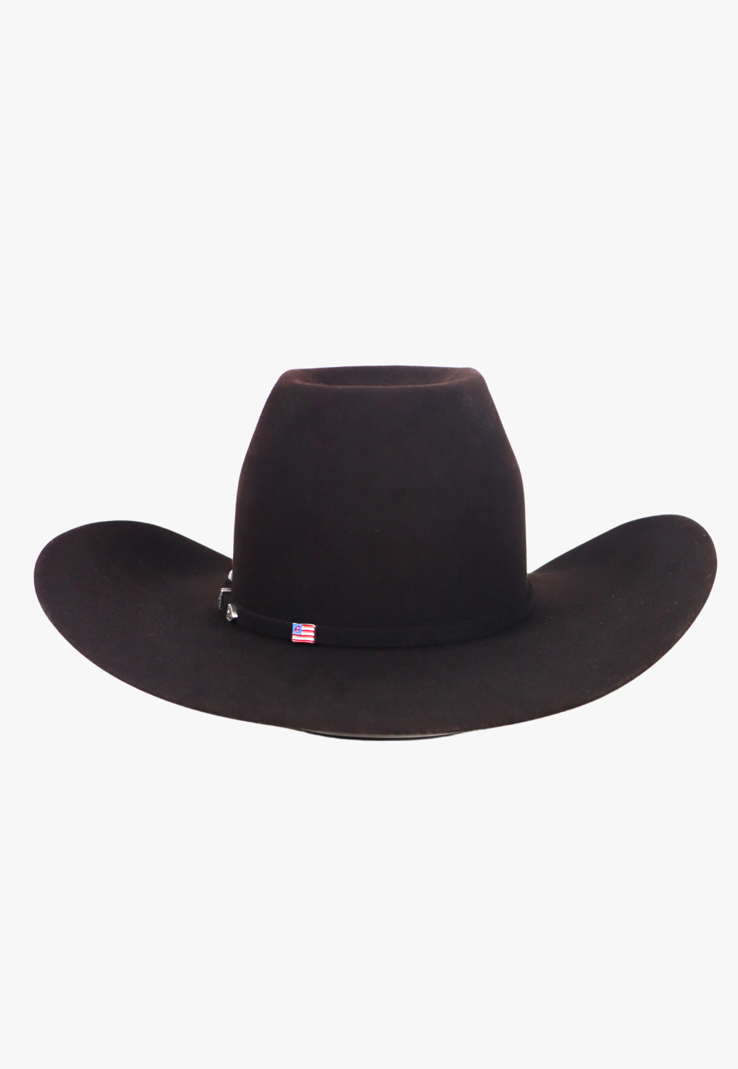 American Hat 10X Black Cherry CHL Crown Hat Self Band