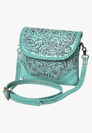 American Darling Tooled Leather Bag