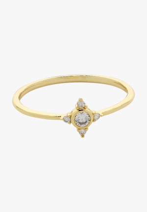 Liberte Lauren Soft Gold Clear Ring