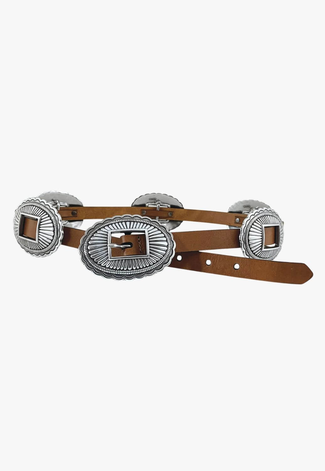 Roper Womens Conchos Leather Belt