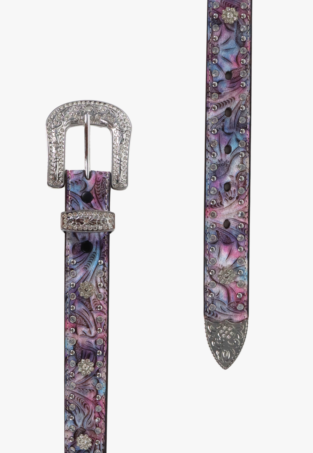 Angel Ranch Girls Floral Embossed Belt