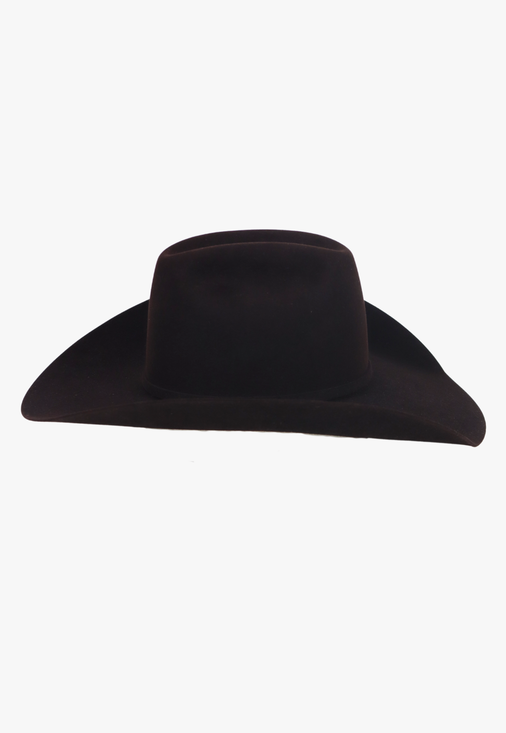 American Hat 10X Black Cherry RC Crown Hat Self Band