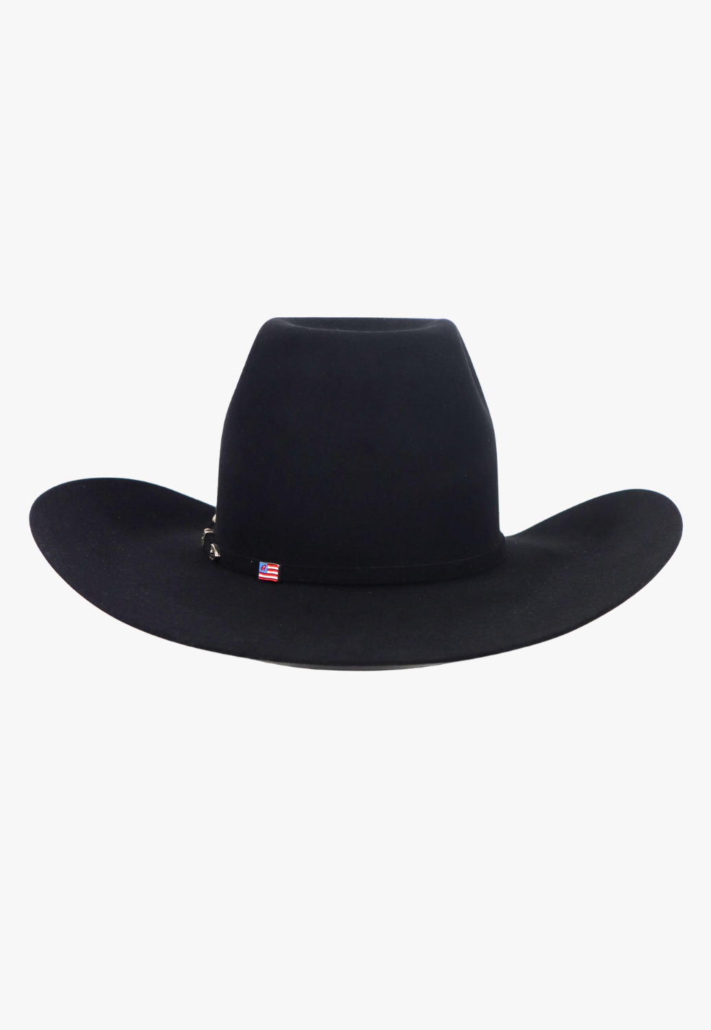 American Hat 10X Black CHL Crown Hat Self Band