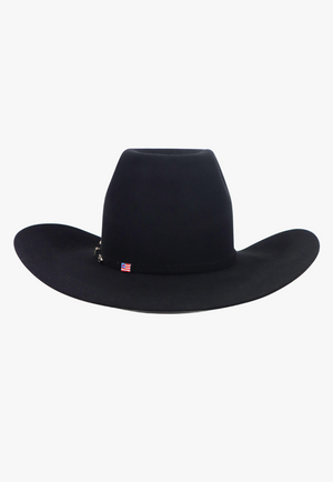 American Hat 10X Black CHL Crown Hat Self Band